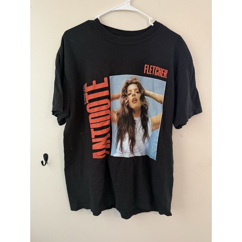Fletcher In Search Of The Antidote 2024 Tour Shirt Black Graphic Tee Large
